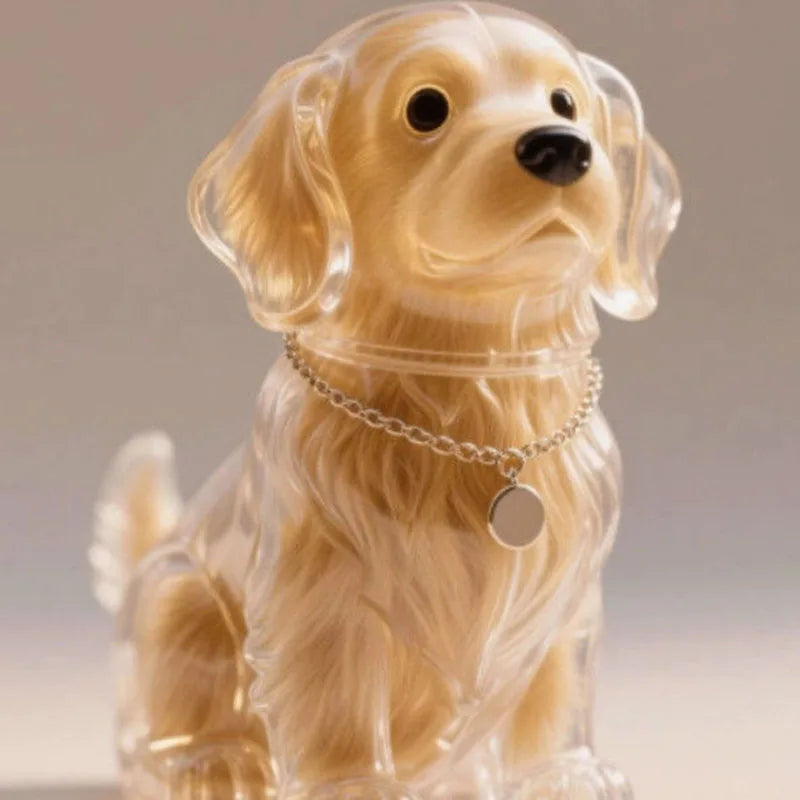 Dog Cat Hair Storage Pendant Keychain Box Couple Car Key Chains Jewelry Souvenir Pet Lover Keepsake Memorial Keychain Gift Decor