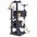 MCQ 54IN Indoor Cat Tree Tower Multi-Level with Sisal Scratching Post Round Platform Condo with Climbing Ladder Toys For Home