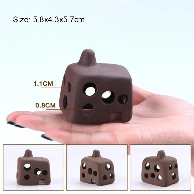 Quality Ceramic Aquarium Decor Fish Shrimps Shelter House Pottery Scorpion House Canister Simulation Stone Fish Tank Decoration
