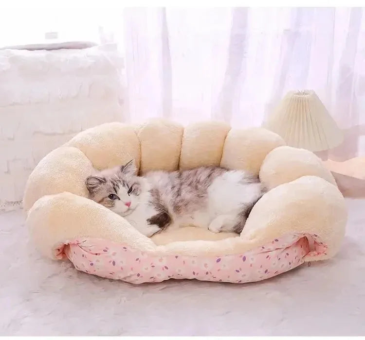 Cats Bed Winter Warm Pet Supplies Basket Houses Accessories All Accessory Dog Mat Cushions Kitten Things Puppy Goods Beds House - Play Paws Toys
