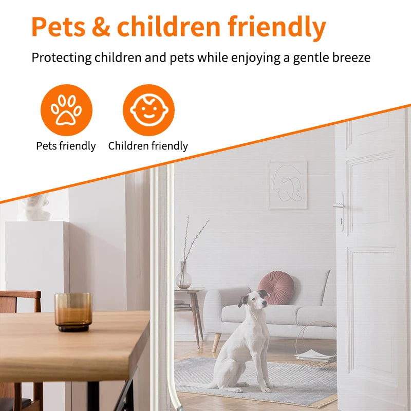 Reinforced heavy duty cat screen door, thickened cat scratch mesh to prevent scratching, U-shaped with bilateral zippers