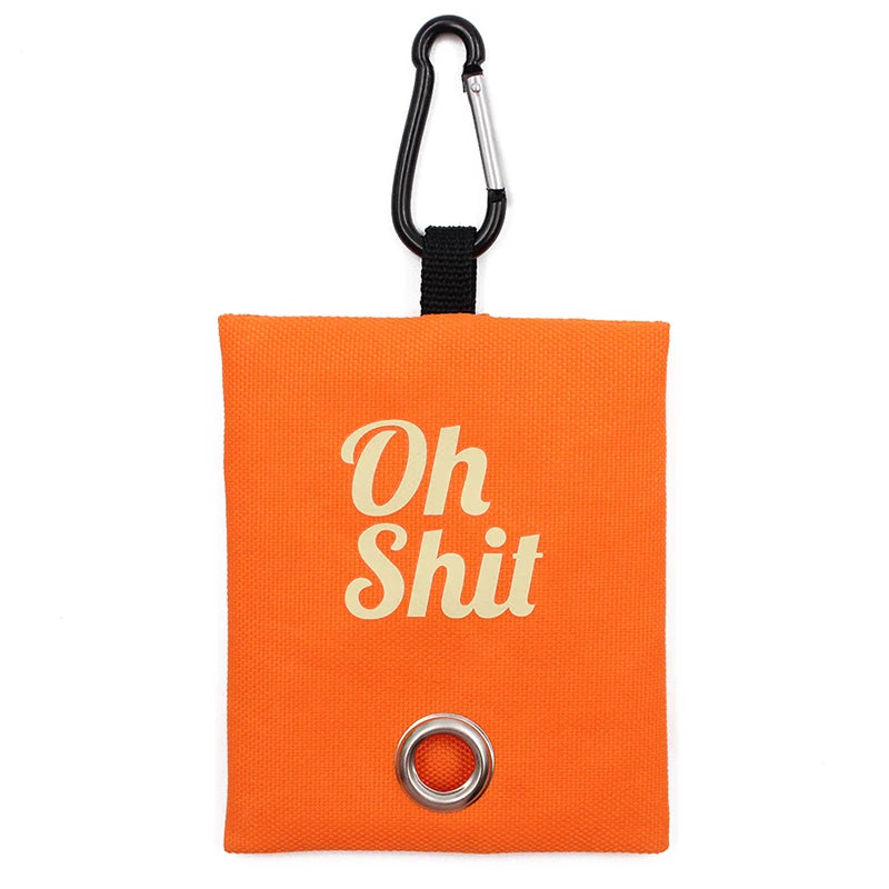 Pet Pets Supplies Canvas Garbage Bags Poop Bag Dispenser Portable Dog Poop Waste Bag Holder Outdoor Puppy Cat Pick Up Organizer