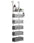 Hanging Towel Racks For Bathroom No Drill - 6-Tier Over The Door Bath Towel Storage Organizer For Small Bathrooms - Tiered Back