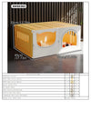 Cat House, Cat Cage, Universal Cat Nest, Cat Toilet All-In-One, Indoor and Outdoor, Suitable for Cats and Dogs, Space-Saving Pet Cage - Play Paws Toys