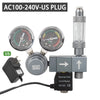Aquarium CO2 regulator Solenoid valve Quick plug interface Bubble meter Fish tank control system CO2 pressure reducing valve