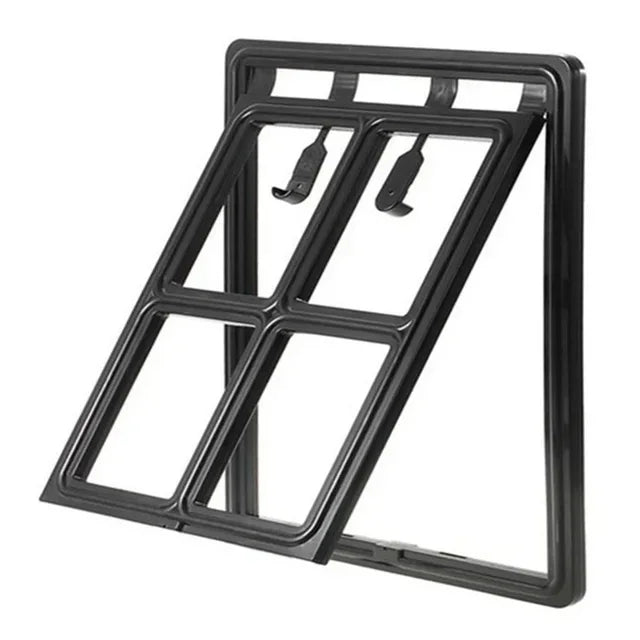 Home Lockable Dog Screen Door Pet Cat Screen Door Plastic Pet Door for Mosquito Proof Screen Window Security Flap Gate Dog Fence - Play Paws Toys
