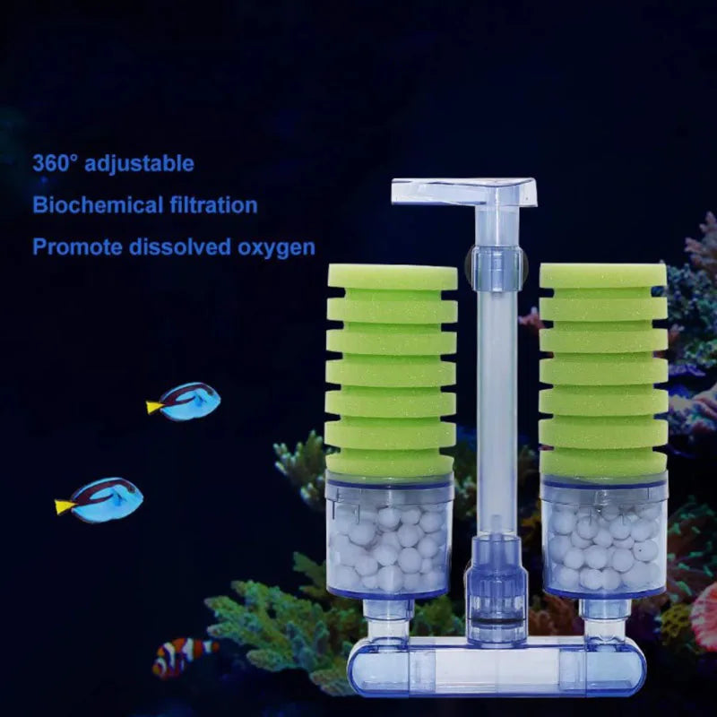 Aquarium Filter for Aquarium Fish Tank Air Pump Skimmer Biochemical Sponge Filter Aquarium Bio Filter Filtro Aquario Practical