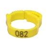 Numbered 6-Color Identification Leg Rings for Poultry (10-50pc)