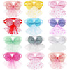 100PCS Spring Dog Bow Tie Cute Lace Dog Grooming Small Dog Cat Bowties Neckties Dogs Pets Grooming Accessories For Small Dogs