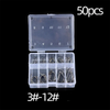 Fishing Hooks Carbon Steel Strong Sharp Silver Circle Fishhook 3#-12# Jig Barbed Pesca Portable Lure Bait Tackle 50-1600Pcs/Box