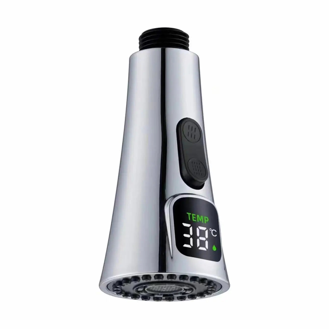 Kitchen Faucet Nozzle Pull Out Sink Water Tap Nozzle 2 Modes Universal LED Digital Display Faucet Adapter Taps Bubbler Connector