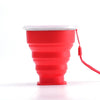 Folding Cups BPA FREE Food Grade Water Cup Travel Silicone Retractable Coloured Portable Outdoor Coffee Handcup