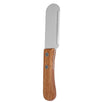 Pet Stainless Steel Wooden Handle Stripping Knife Professional Cat Dog Comb Shaving Plucking Hair Comb Knife Pet Grooming Tools