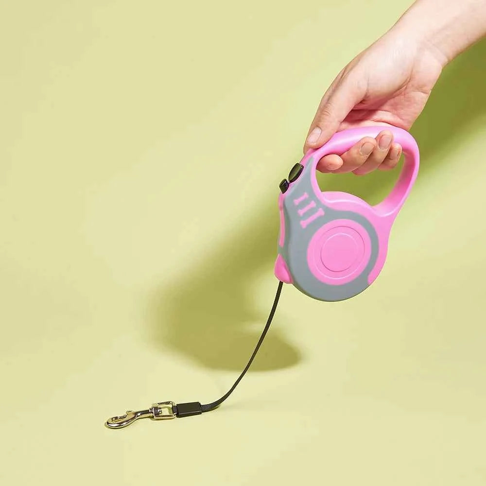 3m 5m Dog Leash For Small Medium Dogs Automatic Retractable Nylon Rope Cat Lead Extension Puppy Walking Running Pets Supplies