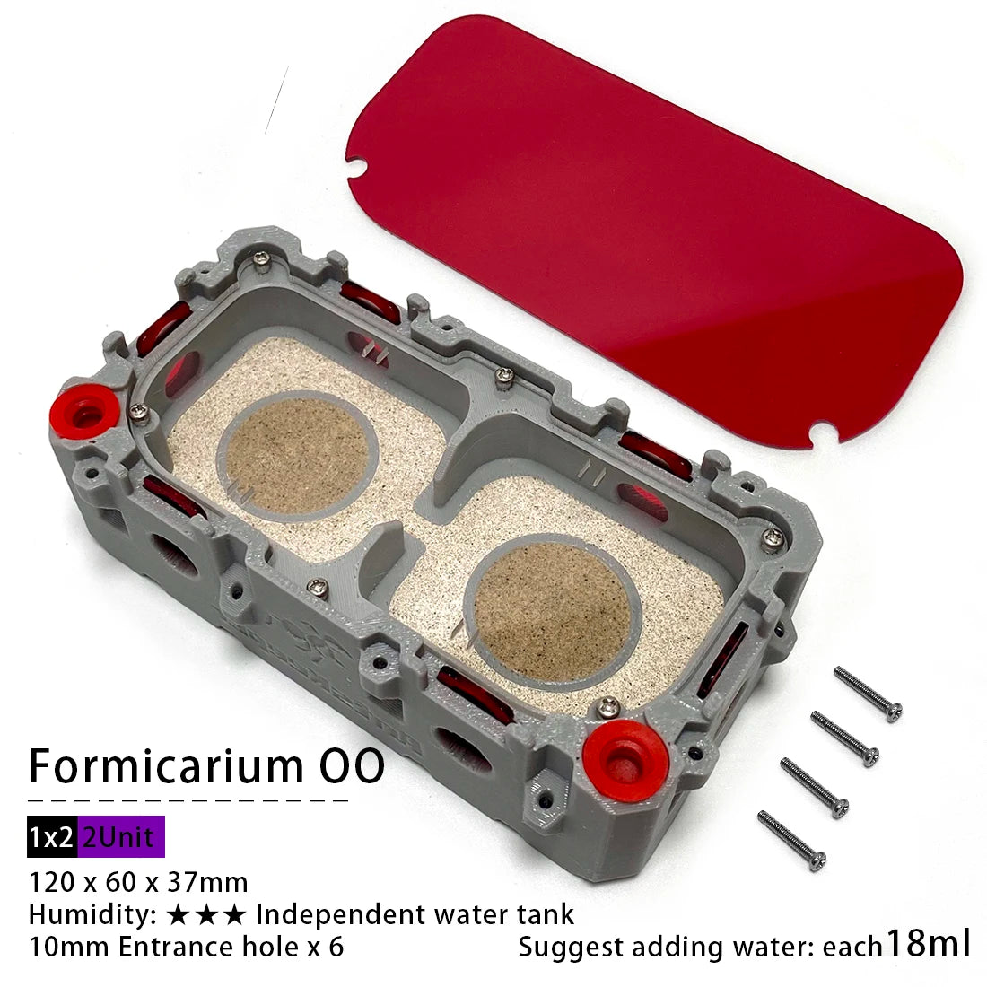 【Lego】Expandable Modular Formicarium Ant Farm Nest for Ant Keeper Starter New Queen Large Anthill Keeping Kit Test Tube