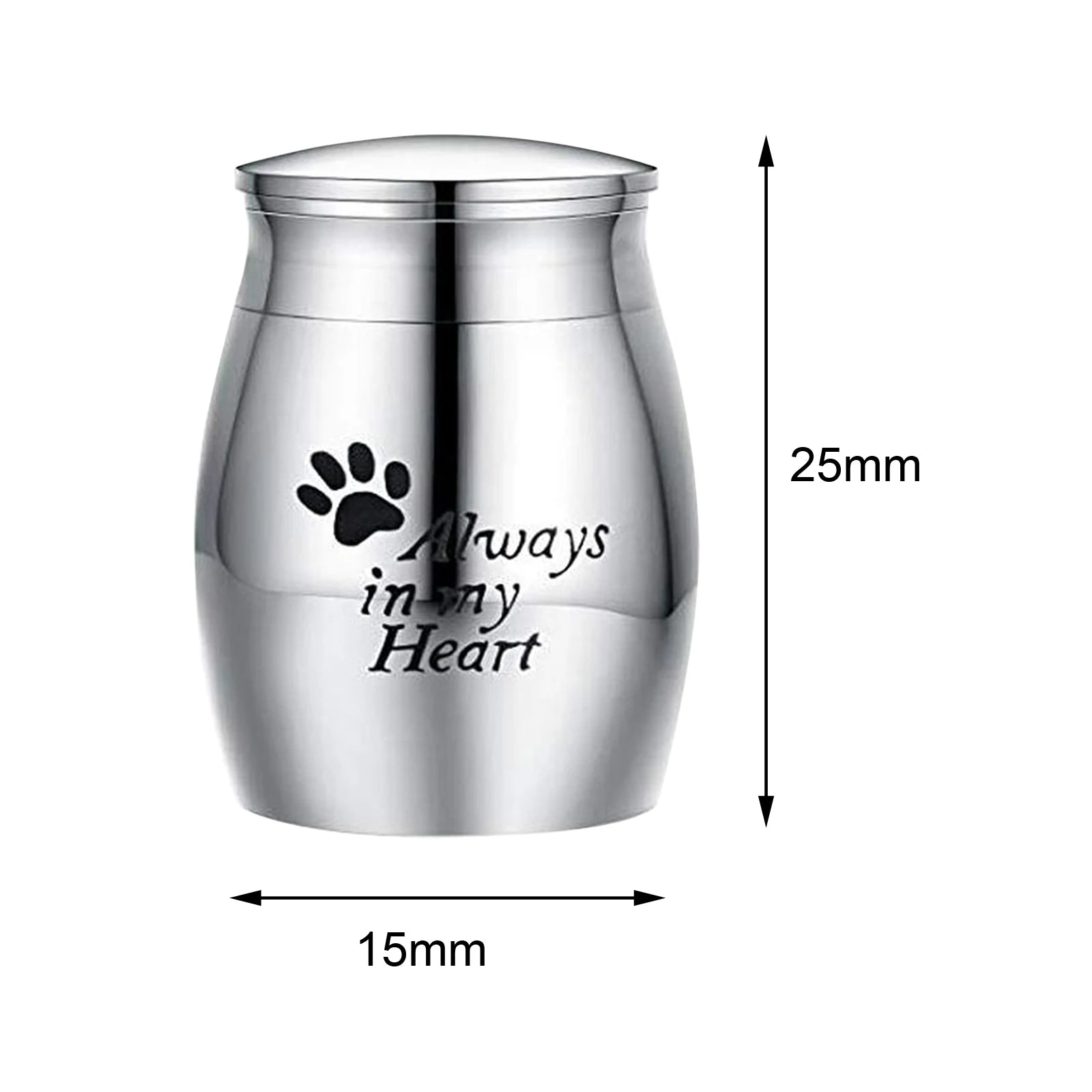 500ML Pet Cremation Memorial Urn Retain Memories Burial Keepsake for Funeral Box Pet Cremation Urn Kittens Puppy Keepsake
