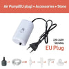 3W Silent Aquarium Air Pump Ultra Silent Fish Tank Air Compressor 220V-240V 110V Bubble Pump for Aquarium Oxygenation