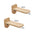 Wall-mounted Cat Climbing Frame 50cm Cat Climbing Ladder  Hammock  Activity Sisal Cat Grab Post Cat Pedal Indoor Cat House - Play Paws Toys