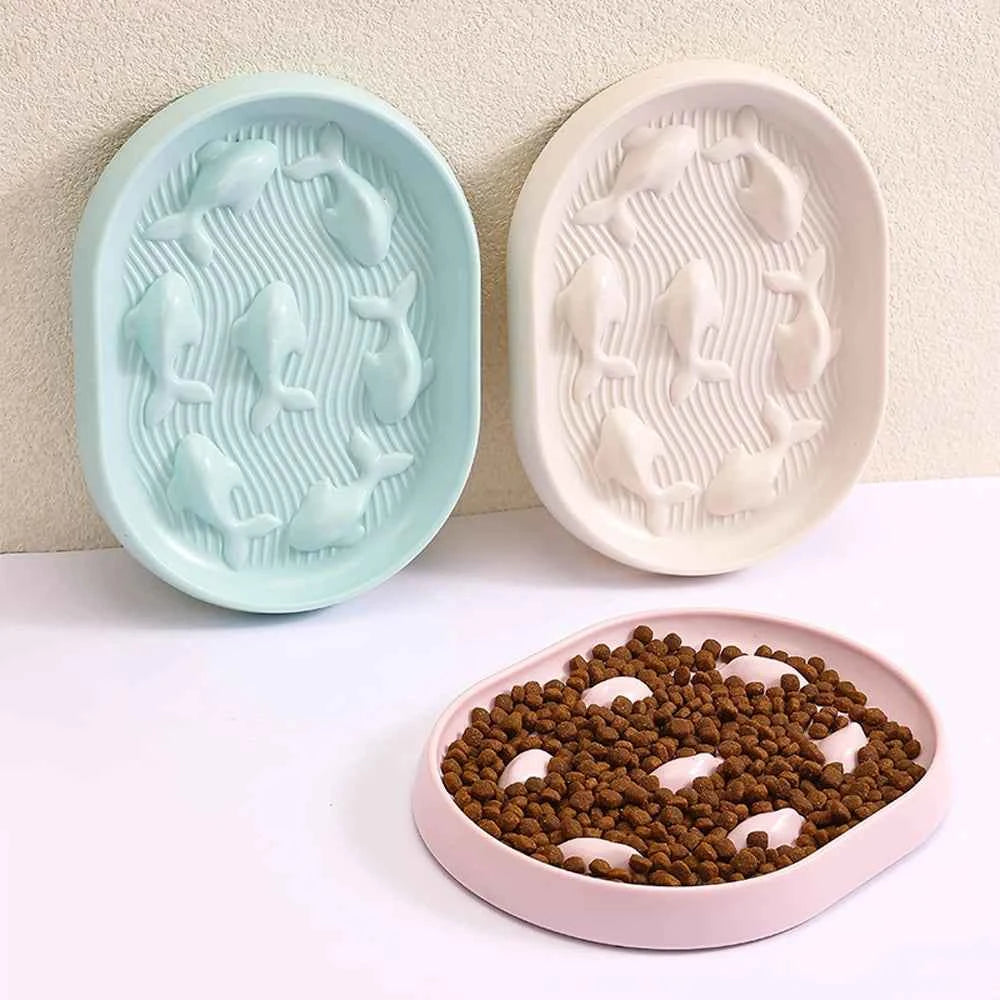 Dog Cat Bowl Anti Choking Slow Food Pet Bowl Bowl Pet Feeder Supplies