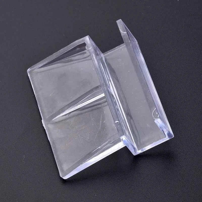 5/6/8/10/12mm Aquarium Acrylic Clips Glass Cover Support Holders Transparent Fish Tank Cover Plate Bracket Aquarium Accessories