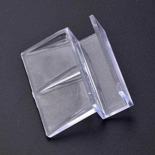 5/6/8/10/12mm Aquarium Acrylic Clips Glass Cover Support Holders Transparent Fish Tank Cover Plate Bracket Aquarium Accessories