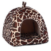 Cute Strawberry Pet Dog Cat House Foldable Warm Soft Winter Dog Bed Sofa Cave Puppy Dog House Kennel Nest for Small Dogs Cats