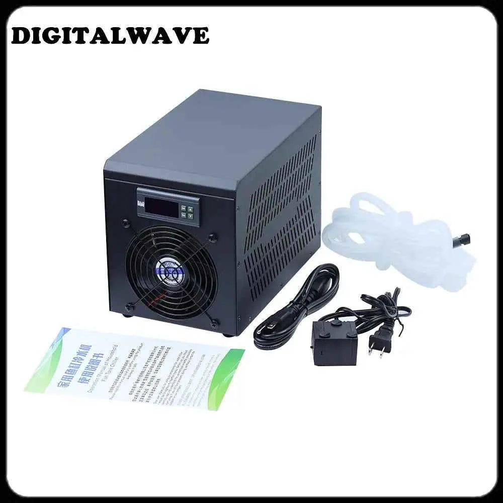 180W Aquarium Water Chiller 60L Fish Tank Cooler Heater System 10-40℃ Constant Temperature Device Sustainable Refrigeration