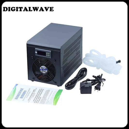 180W Aquarium Water Chiller 60L Fish Tank Cooler Heater System 10-40℃ Constant Temperature Device Sustainable Refrigeration