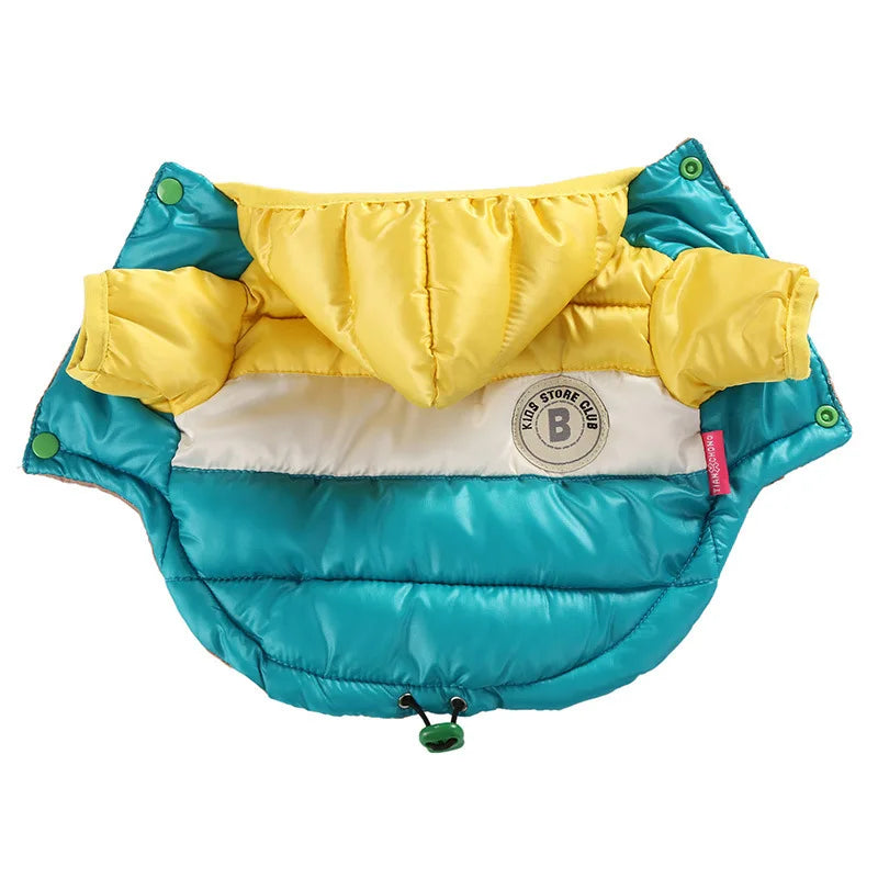 Dog Jacket Waterproof Luxury Dog Clothes Pet Down Cotton Vest Chihuahua French Bulldog Winter Dog Coat Puppy Warm Dog Costume