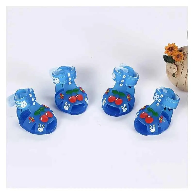 Breathable pet shoes for summer, sandals and rain boots for small dogs, stylish dog rain boots and sandals, pet supplies, cool dog shoes