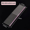 Pet Pink Comb Cat Dog Professional Stainless Steel Grooming Comb Dense Sparse Teeth Dog Cat Cleaning Brush Hair Reemoval Comb