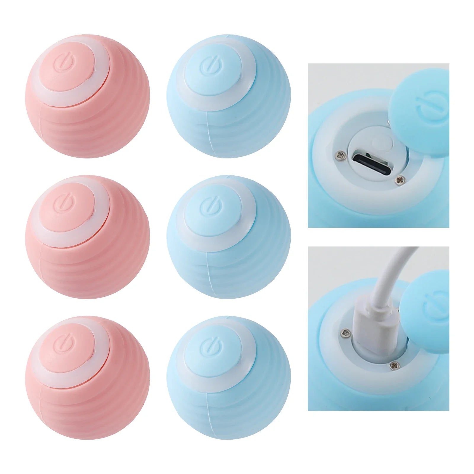 Automatic Moving Cats Toy Interactive Ball Rechargeable Rolling Electric Ball Home Pet  Accessories Things for  Supplies - Play Paws Toys