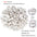 Chicken Foot Rings Label Clasp Plastic Adjustable Poultry Leg Snap Ratchet Clip Digital Duck Pigeon Goose Farm Feed Tool 25/100