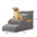 Ladder Dogs Pets Bone Shape Puppy Stairs Beside The Sofa Bed Ramp for Dogs Protecting Pet Joint Safety Stairs for Elderly Dogs
