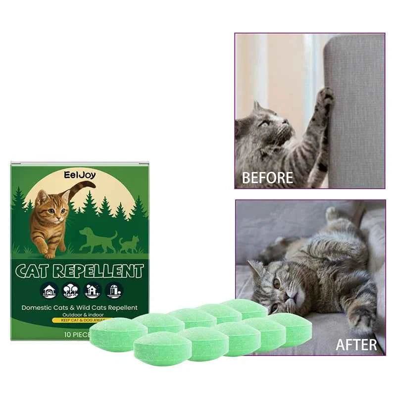 Cat Repellent Outdoor, Dog Repellent, Natural Peppermint Oil Cat&Dog Deterrent Outdoor And Indoor, Keep Cats Out Of Yard Permane