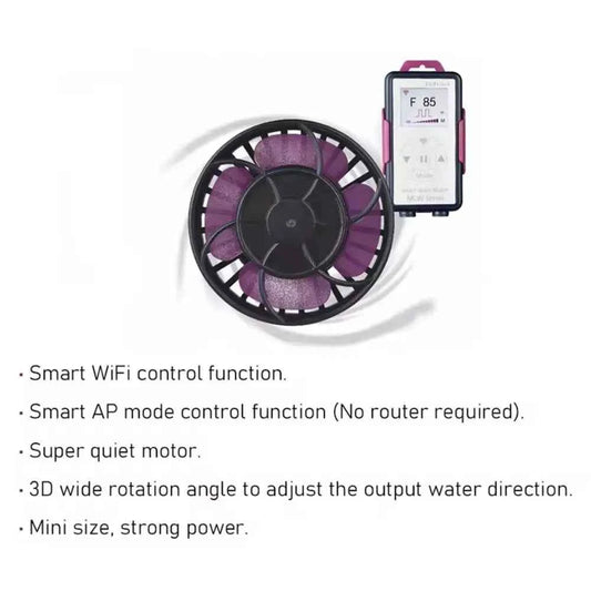 Jebao/Jecod MLW-5 MLW-5-10 MLW-20 MLW-30 Aquarium Fish Tank Smart App WiFi Control Wave Maker Flow Pump with LCD Controller