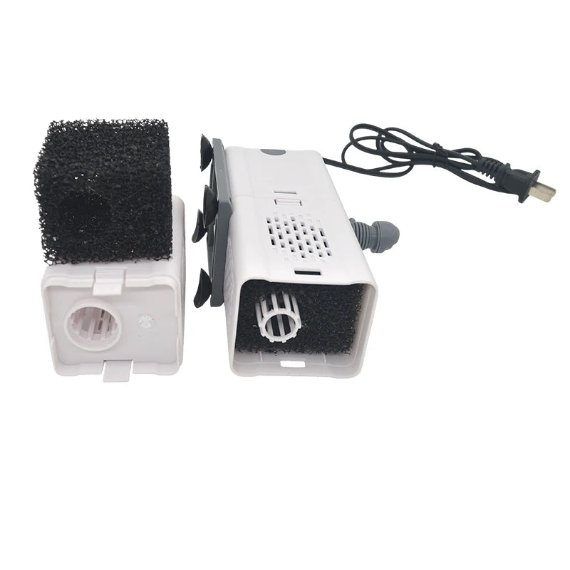 Aquarium Filter Pump Fish Tank Submersible Silent Air Oxygen Aerator Internal Water Pump Aquarium Air Pump Wave Maker 220v