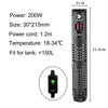 Aquarium Submersible Heater Fish Tank Water Heating Rod Constant Aquarium Thermostat Temperature Control 220V 50-500w EU Adapter