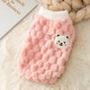 Plush Cat Puppy Button Jacket with Buckle Warm Winter Pet Clothes Cartoon Bear Print Kitten Coat Sphynx Clothing ropa para gato - Play Paws Toys