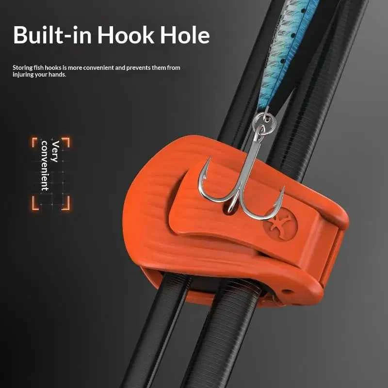2/4Pcs Compact Fishing Rod Holder Fixer Clip Durable Fishing Pole Fixer for Angling Adventures - Portable Fishing Gear