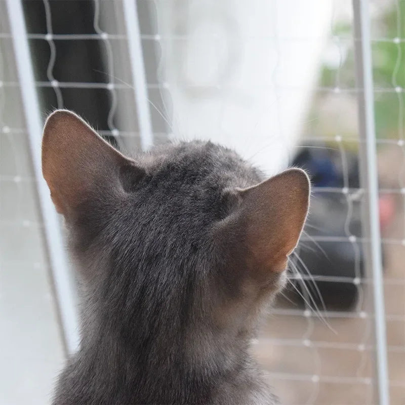New Pet Protective Cover Cat Dog Net Plastic Nylon Steel Wire Grid Garden Balcony Safety Fall Prevention Netting Pet Products - Play Paws Toys