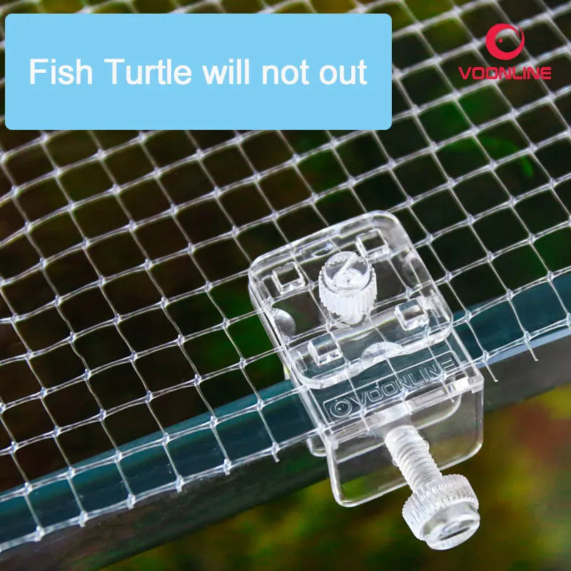Aquarium Anti-jumping Net Cover Fresh Seawater Fishing Shrimp Anti Escape Net Equipment Marine Fish Accessories Holders Fixture