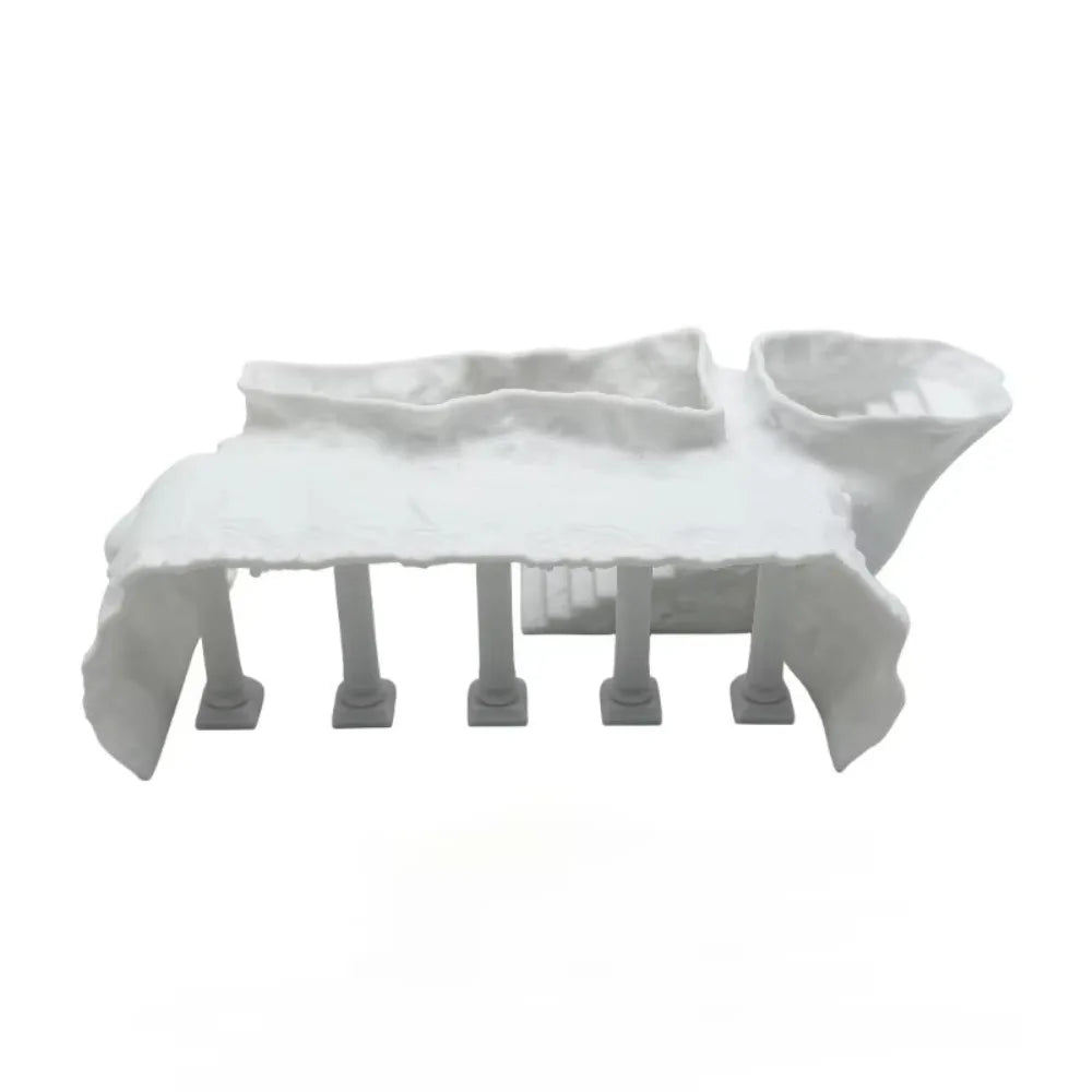 3D Printing Fish Tank Cave Artificial Roman Column Simulated Fish Hiding Shelter Viewing Ports Plastic Aquarium Cave Tunnel