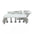 3D Printing Fish Tank Cave Artificial Roman Column Simulated Fish Hiding Shelter Viewing Ports Plastic Aquarium Cave Tunnel