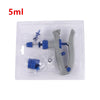2/5/10ml Veterinary Adjustable Continuous Syringe Accessories Syringe Vaccine Injector Dose Tubes Medicine Feeder Accessories