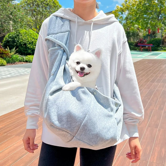 Pet Ortable Shoulder Bag with Pocket Fits Within 7.5kg Dog Cat Sling Carrier for Outdoor Travel Hiking Pet Carrying Supplies - Play Paws Toys
