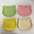 4-Color Pet Bowl Cat Food Dish Canned Snack Frozen Meal Plate for Dwarf Cats Premium Anti-Black-Nose Pet Dish Home Use Pet Bowl.