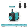 110V-240V Fish Tank Water Fountain Pump Filter 3W 10W 15W 25W Ultra-Quiet Submersible Fish Pond Aquarium Water Pump