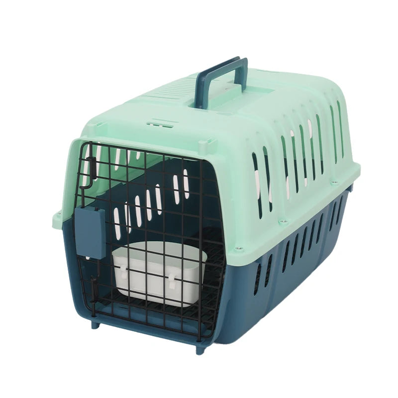 HOOPRT Pet United Airlines Air Box Can Be Shipped Box Cat Out Portable Car Dog Crate Small Dog Air Transportation Cat Cage - Play Paws Toys