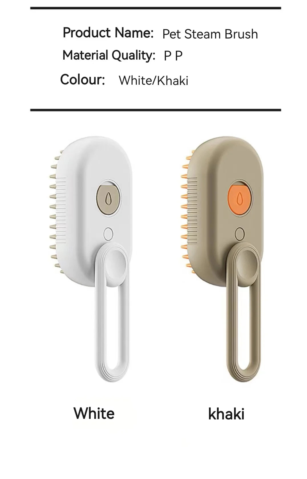 Electric 3-in-1 Pet Hair Brush - Steam Spray Massage Hair Removal Comb for Dogs And Cats Anti-Flying Hair Cleaning Brush